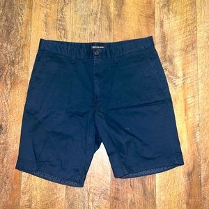 Michael Kors 34” Men’s Flatfront Shorts Navy Blue Great Condition!